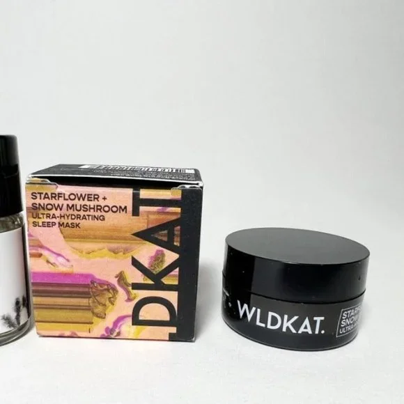 WLDKAT DUO Yucca + Lactic Acid Exfoliant & Starflower Mushroom Sleep Mask TRAVEL - Picture 3 of 3